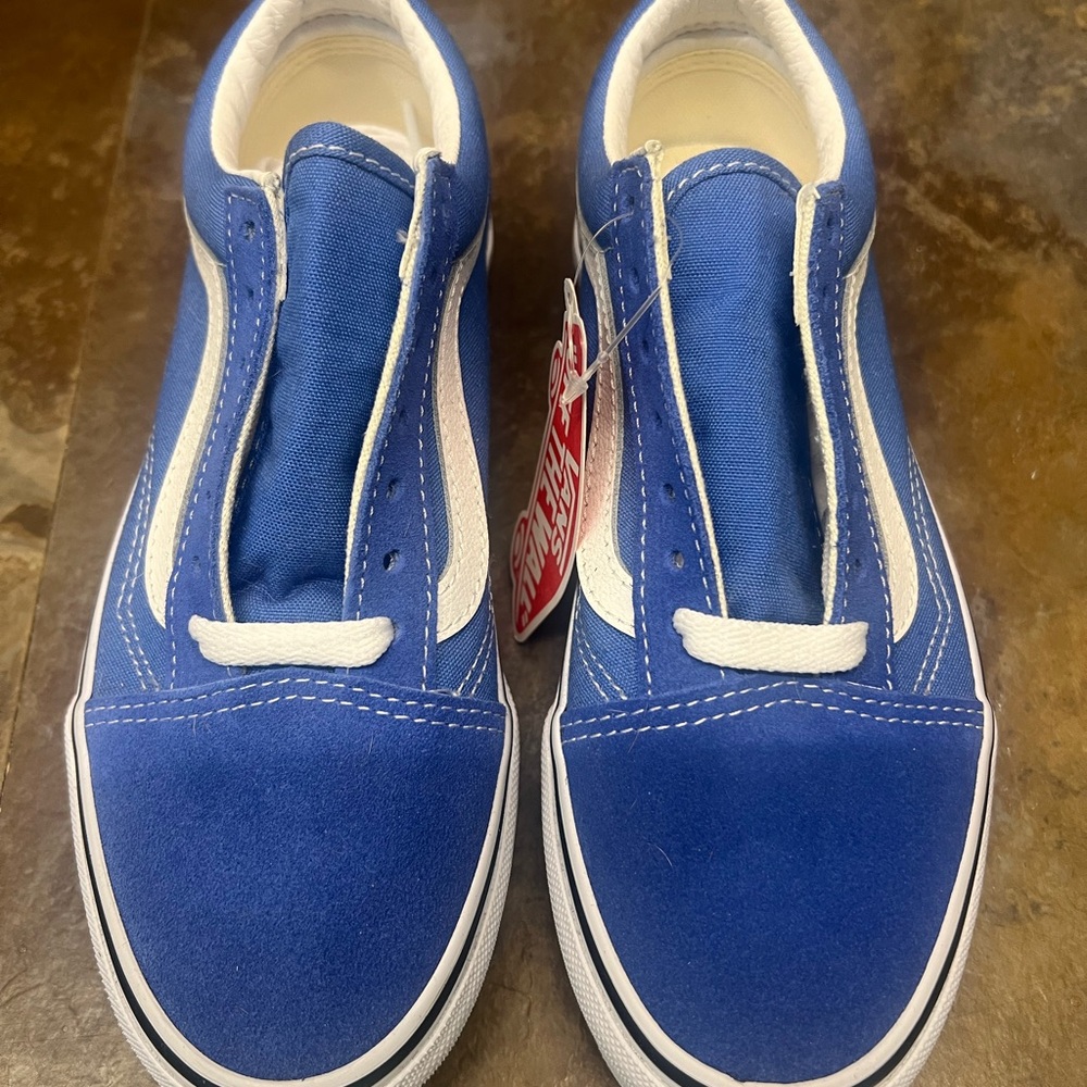 Vans Kids Royal Blue Slip-On Sneakers